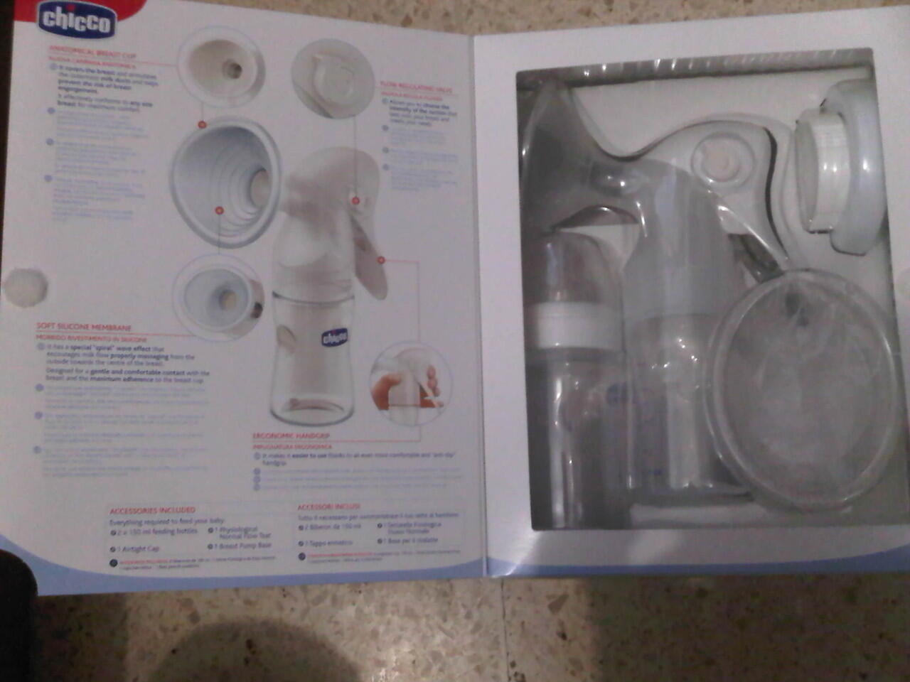 Manual Breast Pump with Anatomical Cup - CHICCO