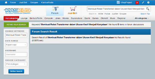 Membuat Robot Transformer dalam Ukuran Kecil Menjadi Kenyataan