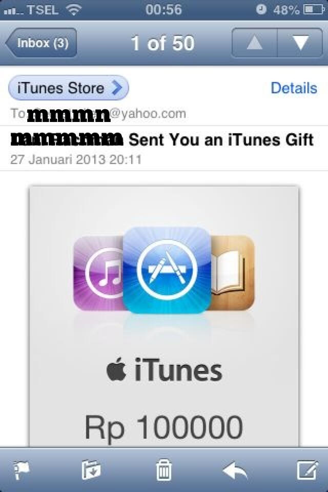 Kegunaan itunes gift card