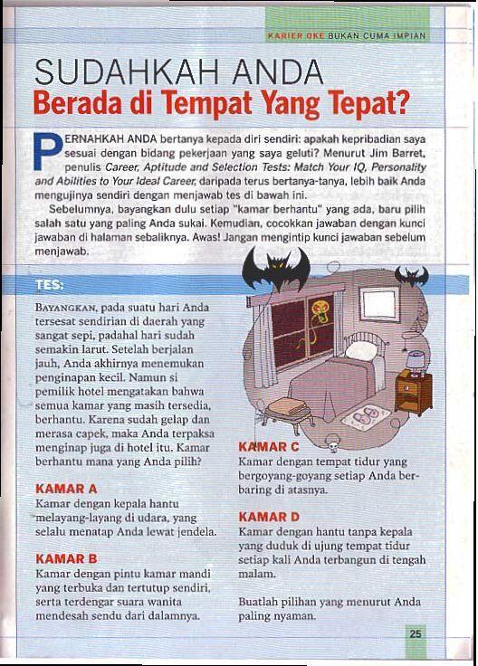 &#91;ILMU&#93; Mengetahui Pekerjaan Ideal dari Posisi Kamar (+PIC) &#91;Toluvone&#93;