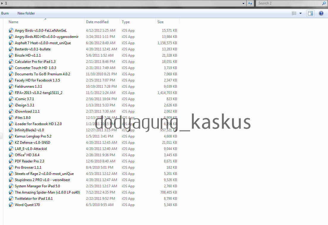 PAKET DVD GAME FOR IPAD / IPHONE / IPOD TOUCH HARGA 8DVD CUMA 50RIBU