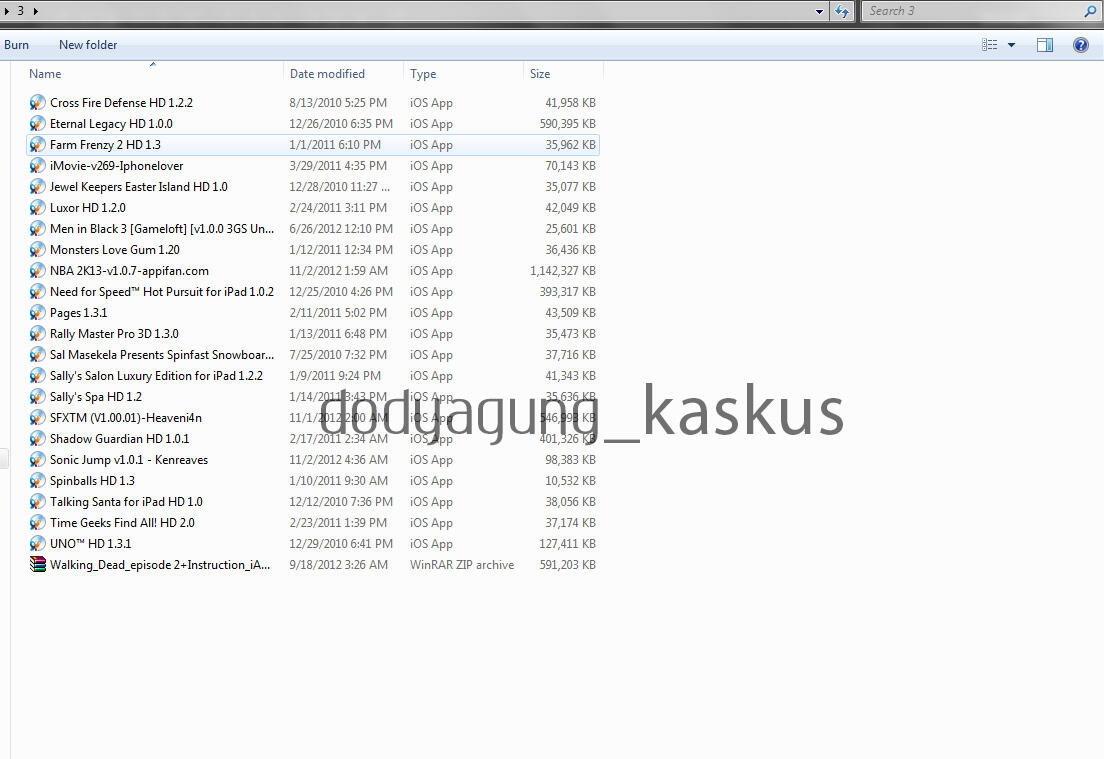 PAKET DVD GAME FOR IPAD / IPHONE / IPOD TOUCH HARGA 8DVD CUMA 50RIBU