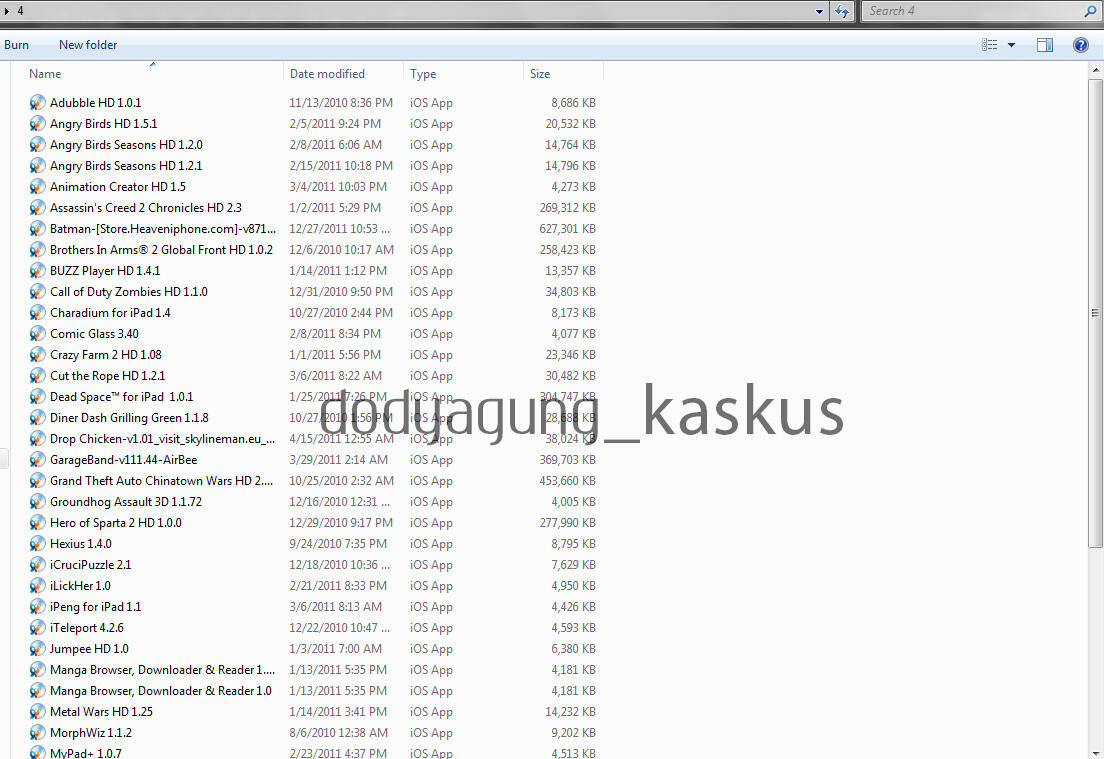 PAKET DVD GAME FOR IPAD / IPHONE / IPOD TOUCH HARGA 8DVD CUMA 50RIBU