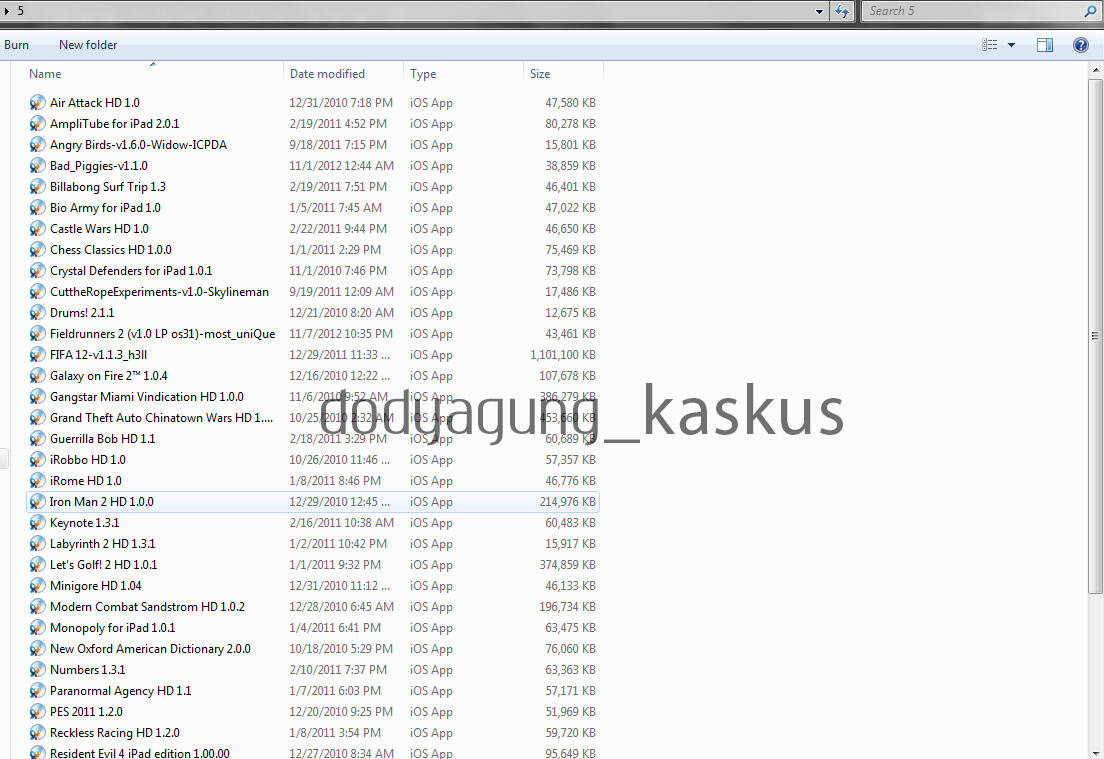 PAKET DVD GAME FOR IPAD / IPHONE / IPOD TOUCH HARGA 8DVD CUMA 50RIBU