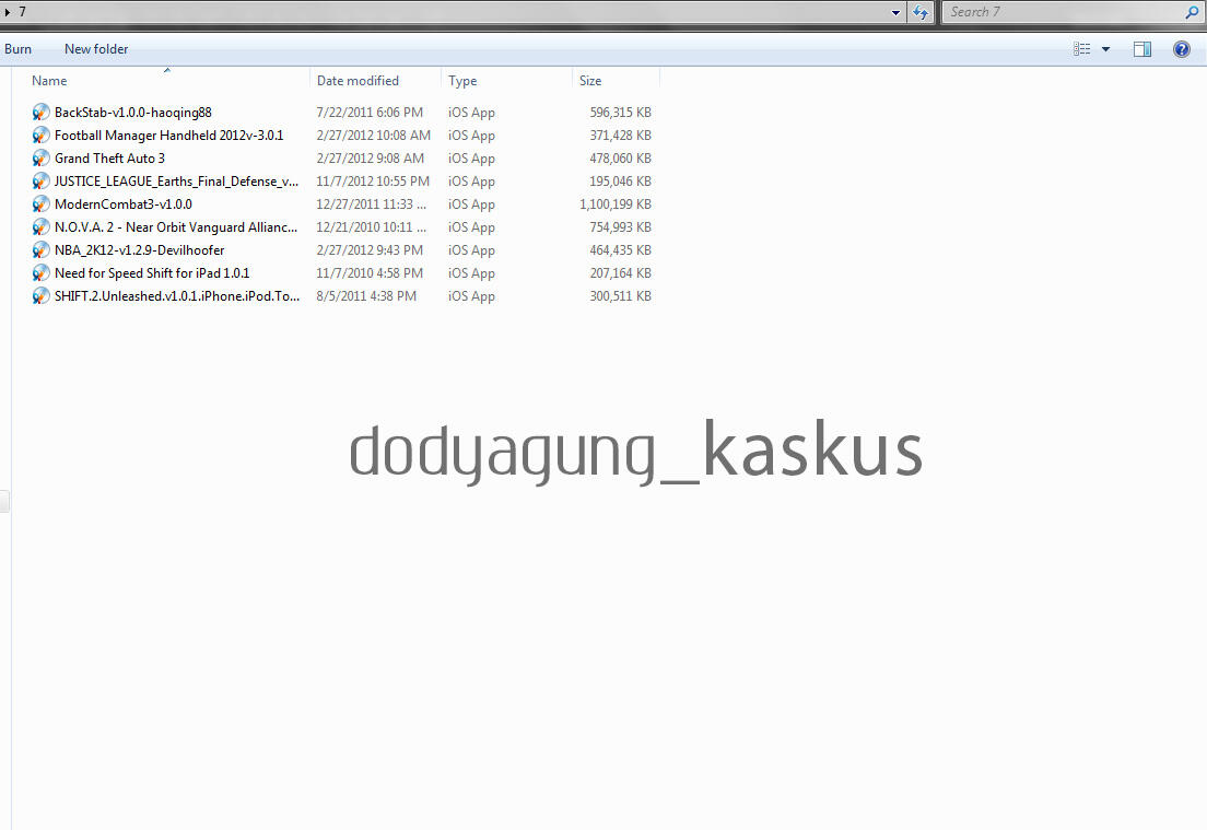 PAKET DVD GAME FOR IPAD / IPHONE / IPOD TOUCH HARGA 8DVD CUMA 50RIBU