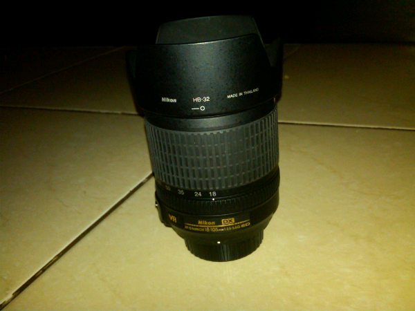 lensa nikon 18-105vr mulus like new