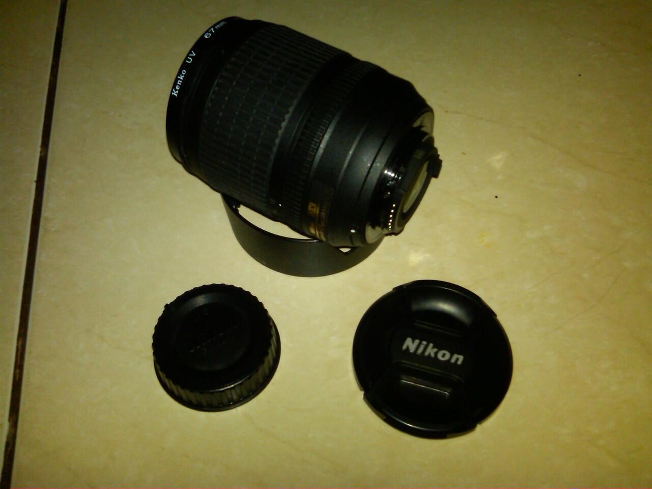 lensa nikon 18-105vr mulus like new