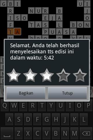 &#91;TANTANGAN&#93; Game &quot;Teka Teki Silang&quot; karya Anak Bangsa yang menantang, berani !!!