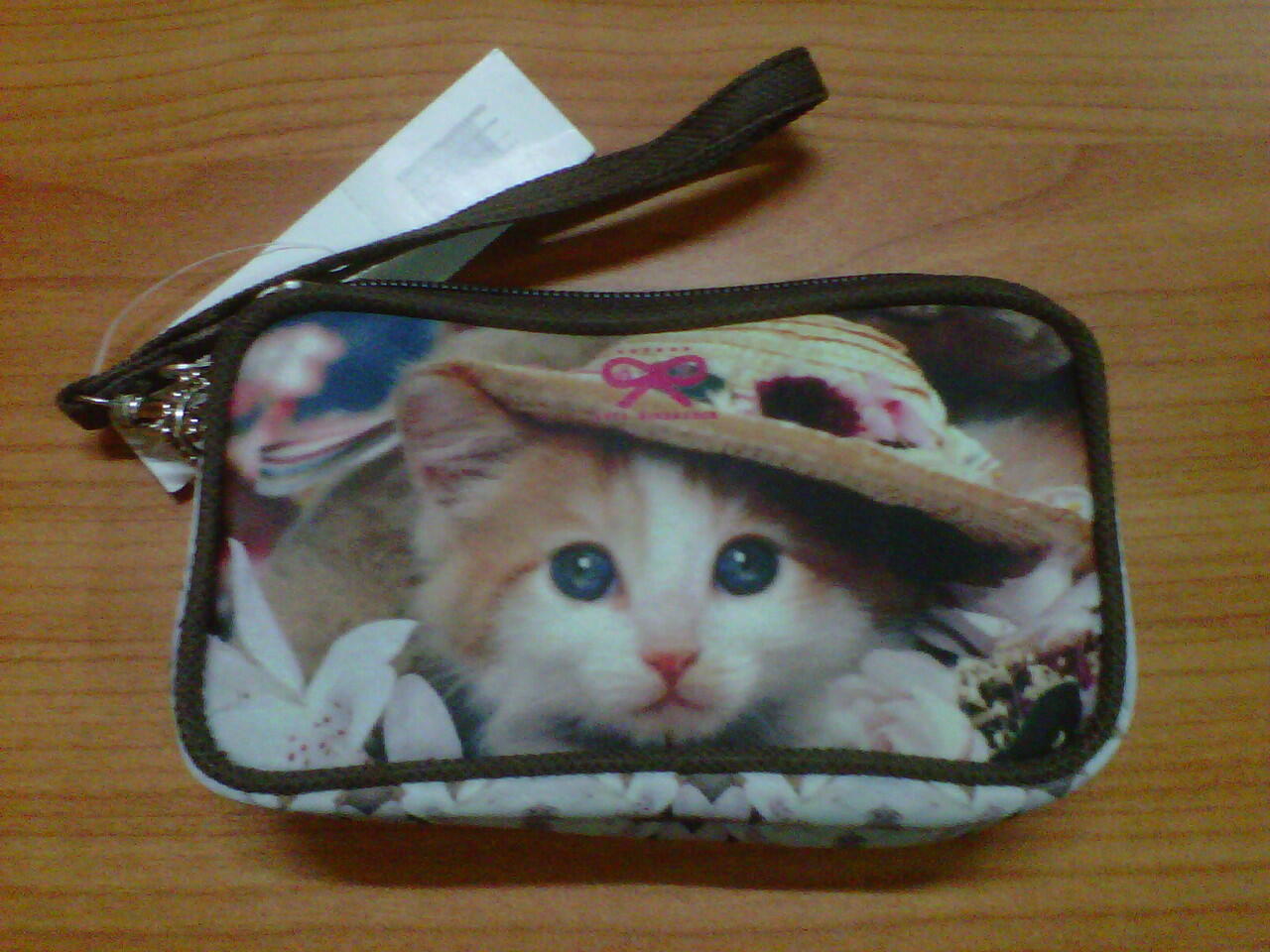 Jual dompet model anyaman, dompet gambar kucing dan dompet rajut manis