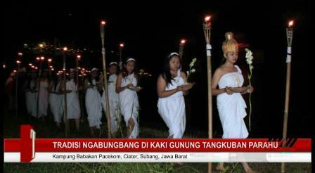 Tradisi Ngabungbang di Kaki Gunung Tangkuban Perahu-Banyak Mojang Bandung geulis2 gan