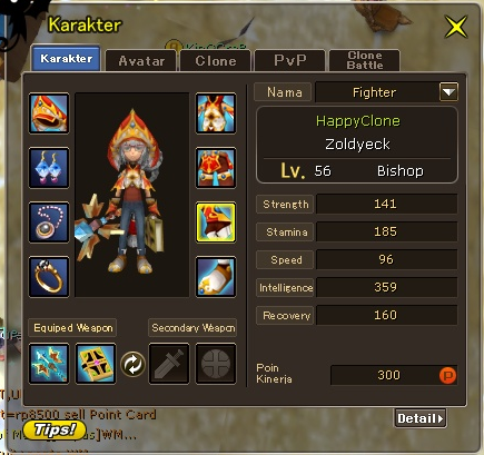 JUAL CHAR HEVA CLERIC lvl 49 ISTIMEWA !