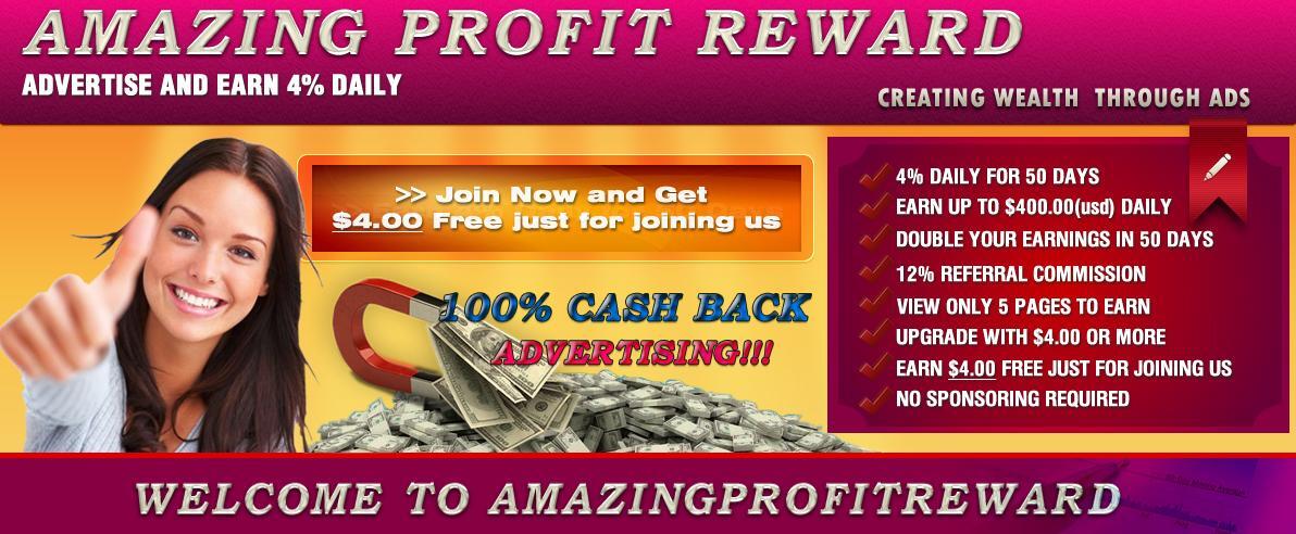 daftar GRATIS dan anda di beri modal $ 4..untuk menjalankan Bisnis ini