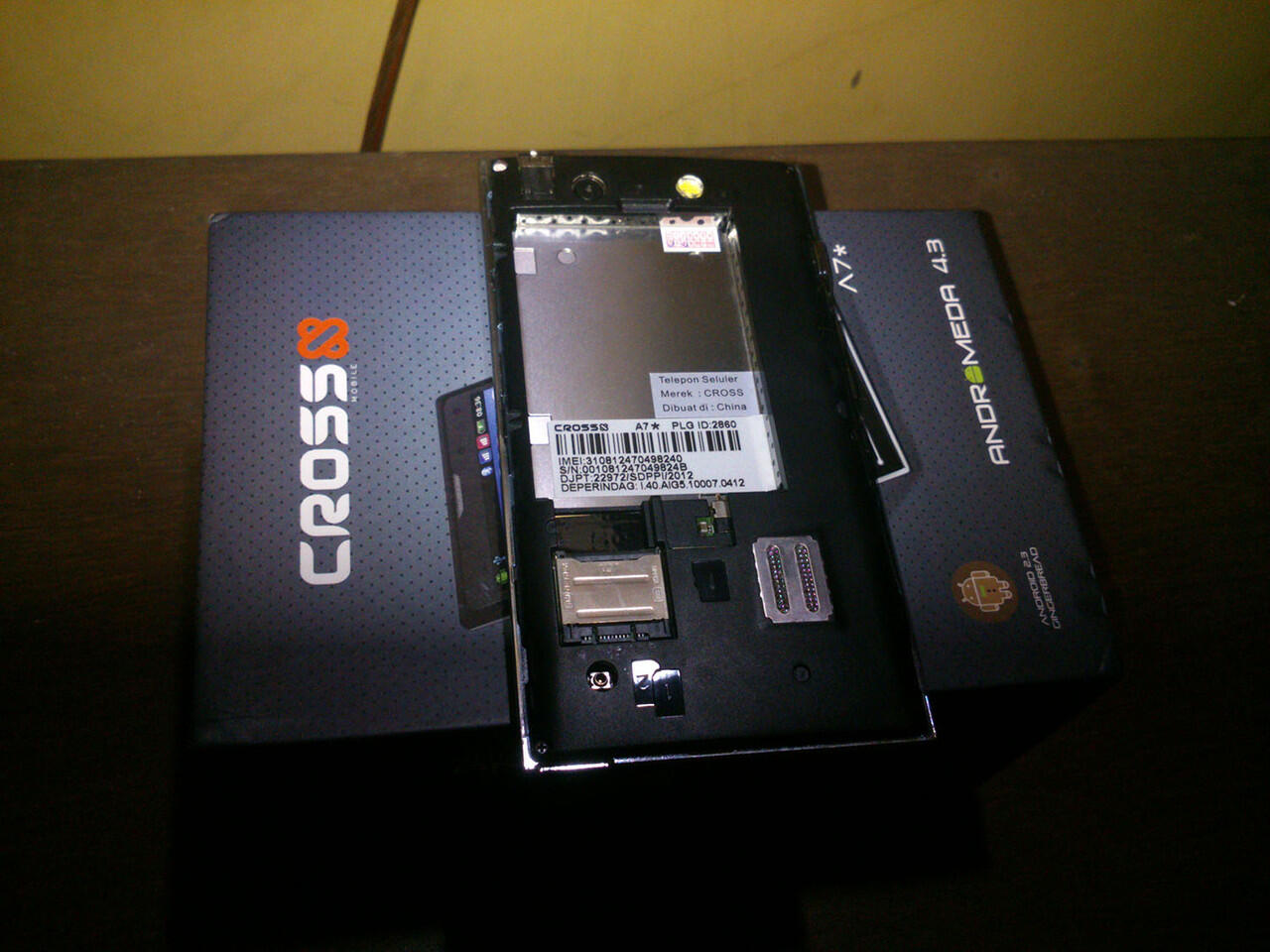 Cross A7* Fullset masih Garansi