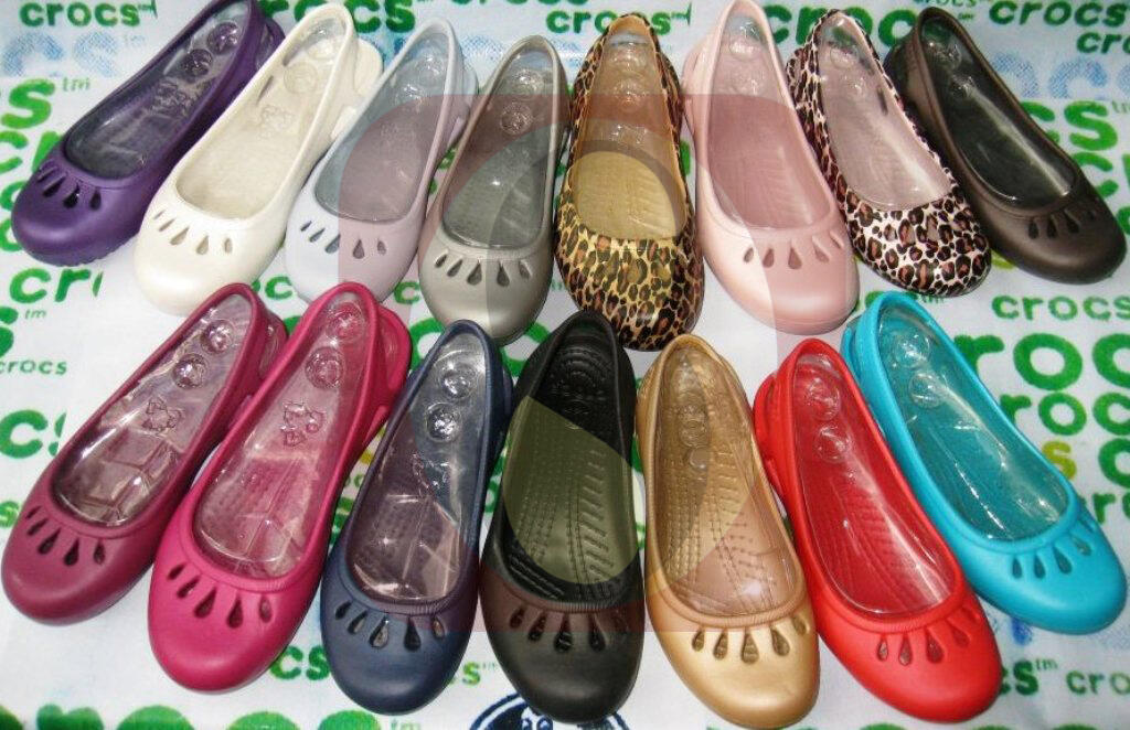 Crocs Malindi dan Marry Jane manggo espresso