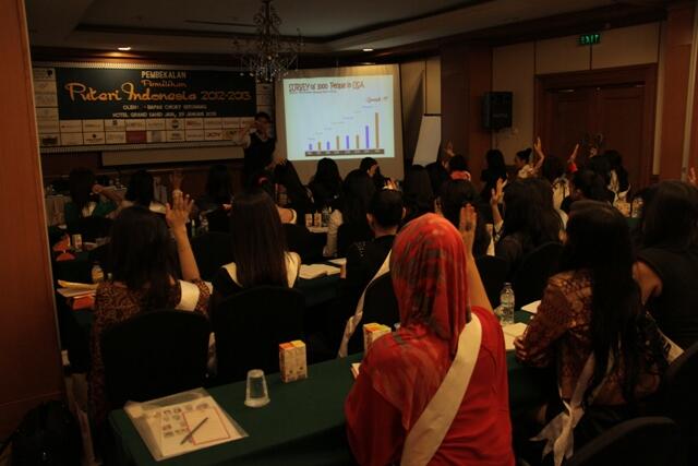 Karantina Finalis Puteri Indonesia XVII/ 2013