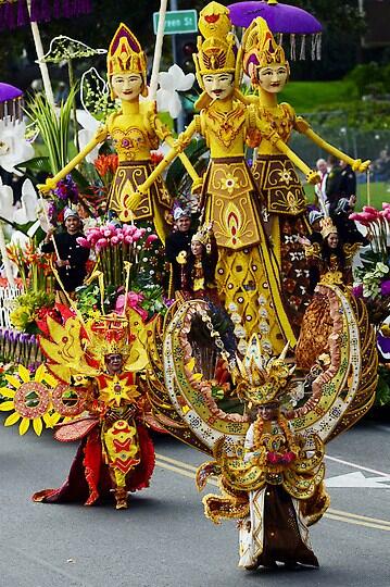 Penampilan Indonesia di Rose Parade 2013, Pasadena, California