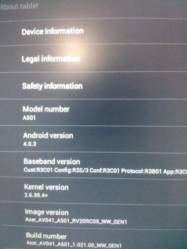 Jual cepat Acer Iconia A501 16GB mulusss!