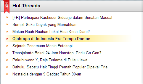 Olah Raga Tempo Doeloe di Indonesia