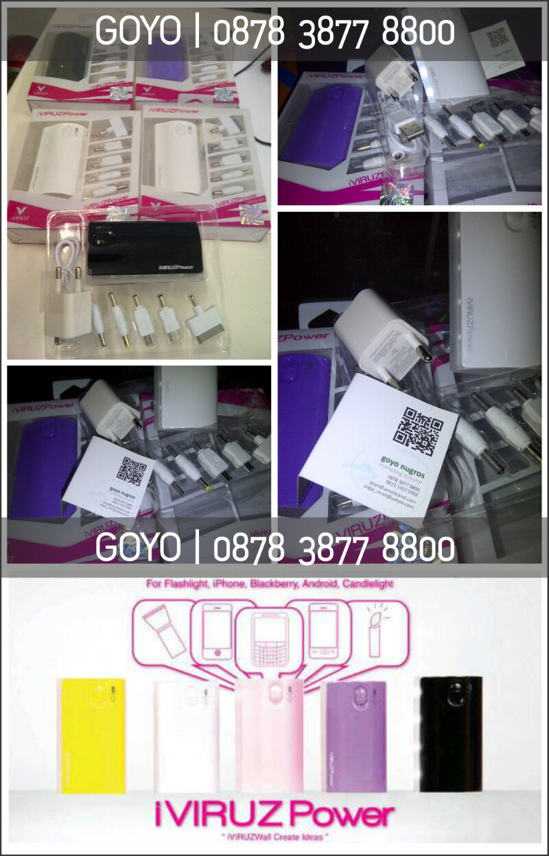 wts. Jual iVIRUZ Power Bank 5.600 mAh
