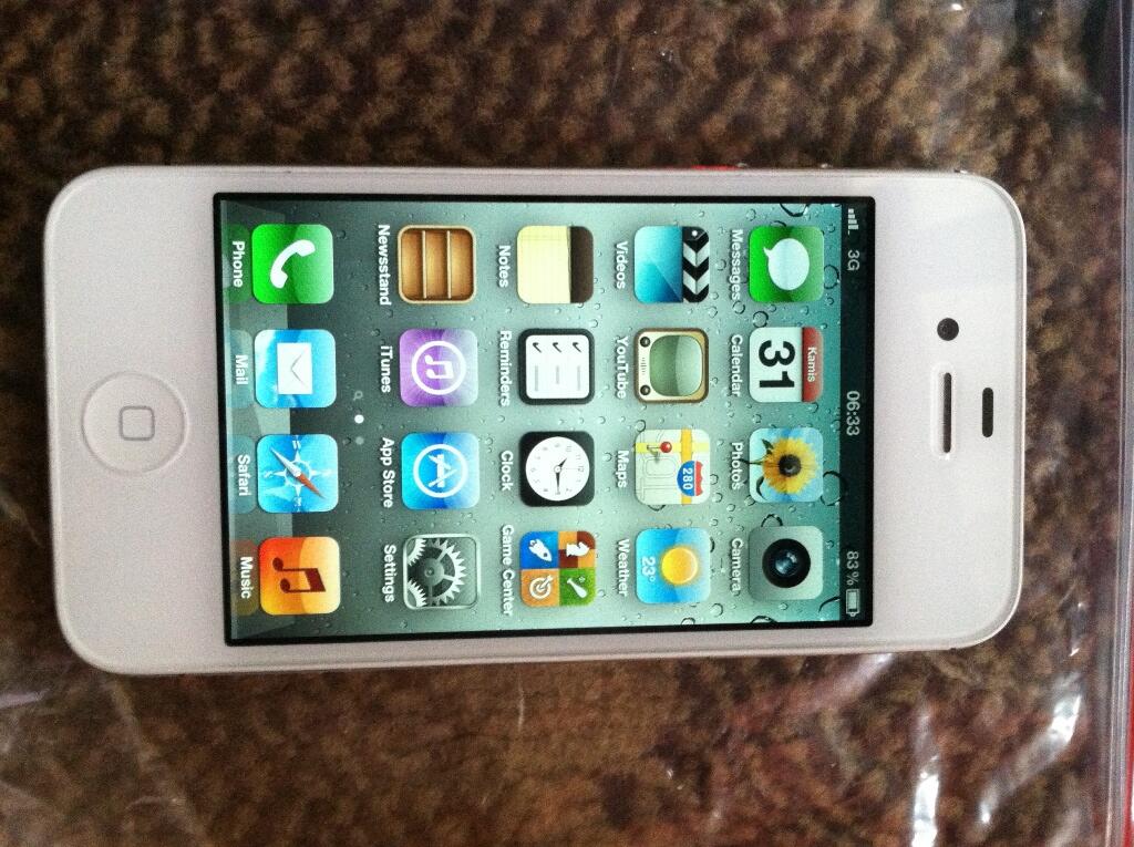 jual iphone 4g 8gb white cdma udah inject smartfren mulus 97% gan bandung!!!