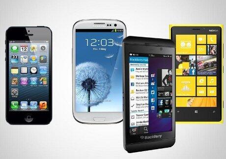 BlackBerry Z10 vs iPhone 5 vs Galaxy S III vs Lumia 920