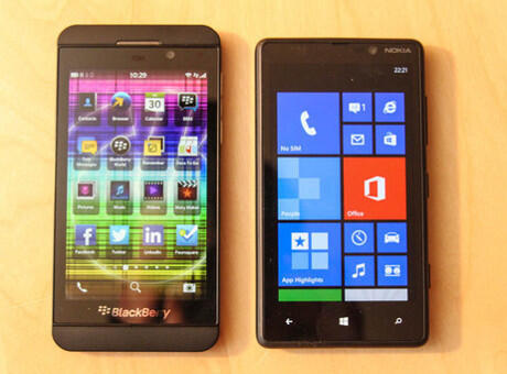 BlackBerry Z10 vs iPhone 5 vs Galaxy S III vs Lumia 920