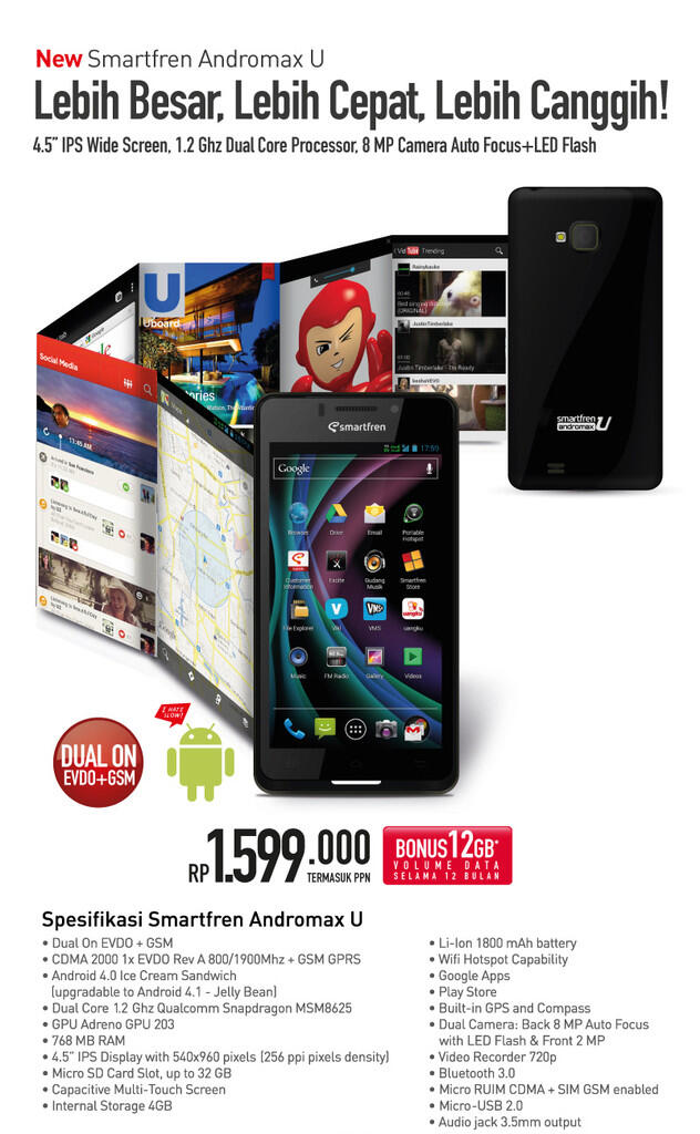 New SmartFren Andromax-U