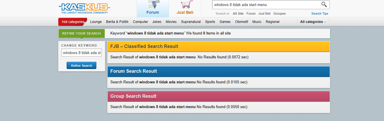 Alasan Windows 8 Tidak Ada &quot;Start&quot; Menu 