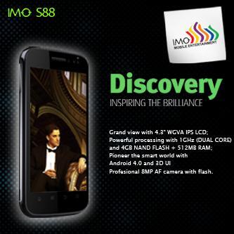 HOT PROMO TABLET PC 5 INCH IMO S88 DISCOVERY