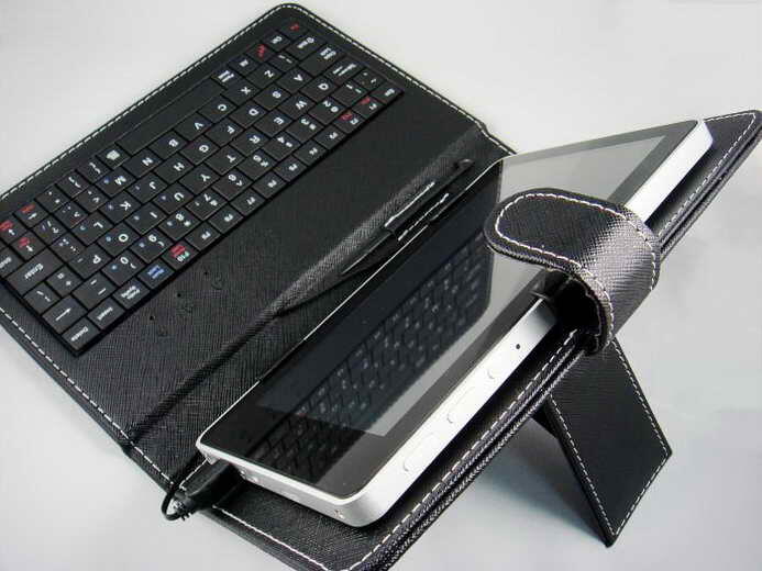 Leather Case Kulit + KEYBOARD TAB Lokal/china 7 inch dan 8 inch murah dan berkualitas