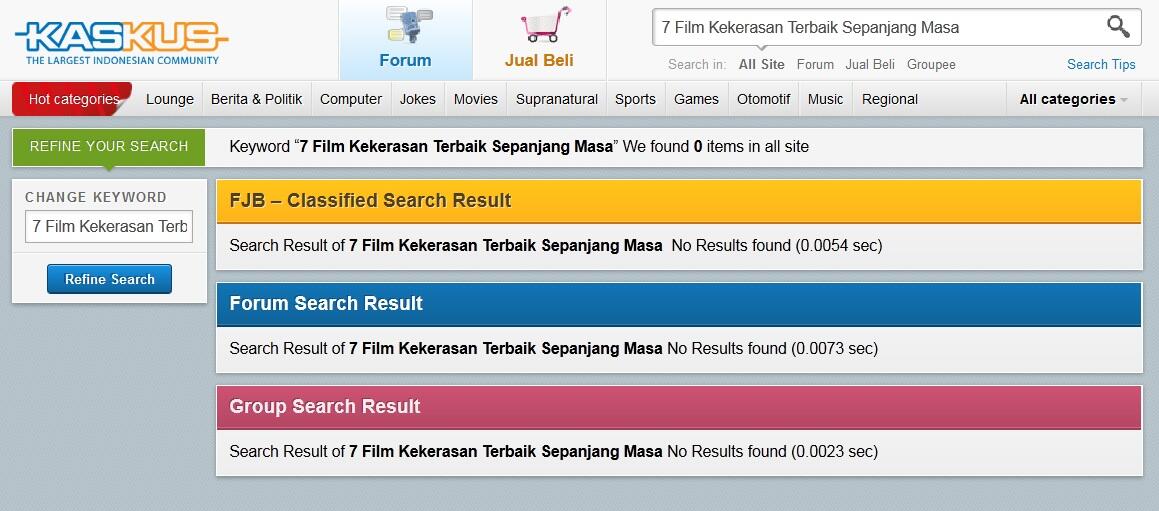 7 Film Kekerasan Terbaik Sepanjang Masa