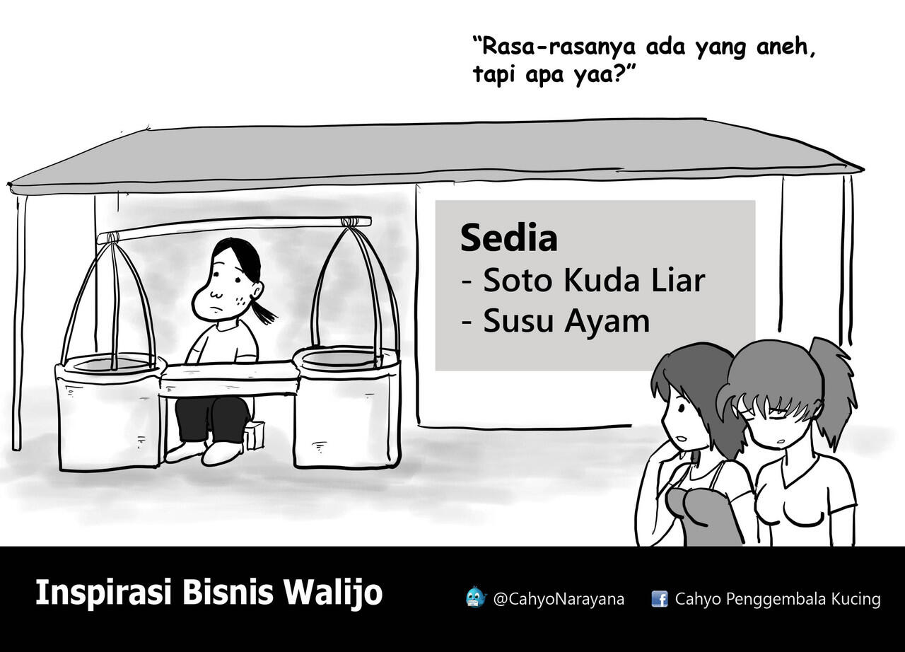 Komik Walijo dan Parodi Iklan