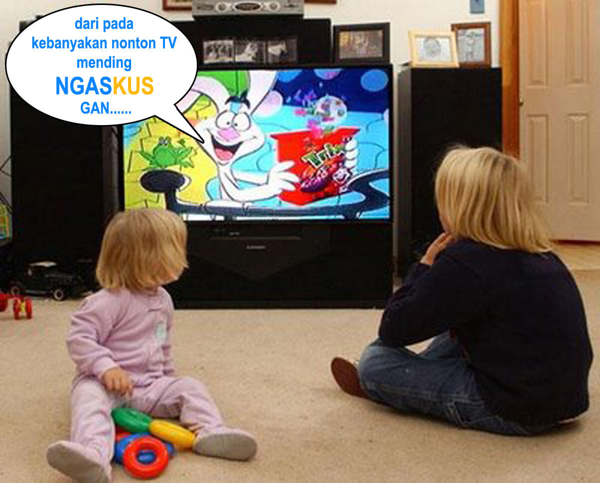 1 Jam Nonton TV = Umur - 22 Menit