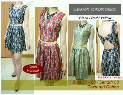 JUAL READYSTOCK BANGKOK DRESS