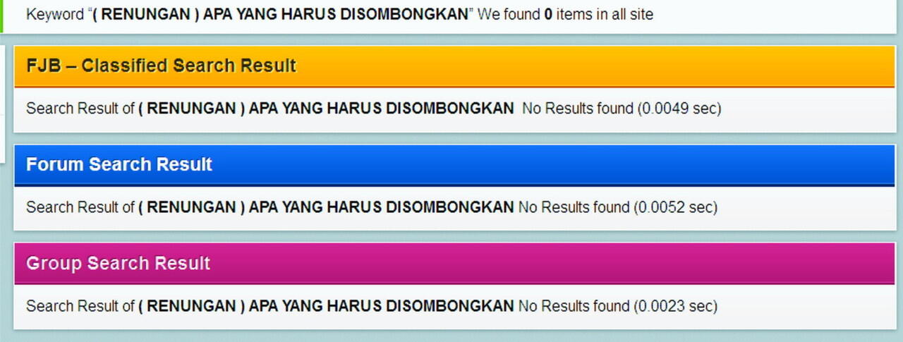 ( RENUNGAN ) APA YANG HARUS DISOMBONGKAN