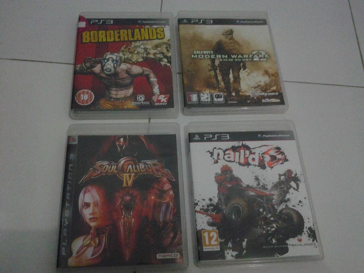 BD super murah borderland,COD MW2, Soul Calibur IV, Nail'd