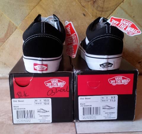 Vans Old Skool Blk/Wht Size 9.5 (PA) & 10.5 (IFC)