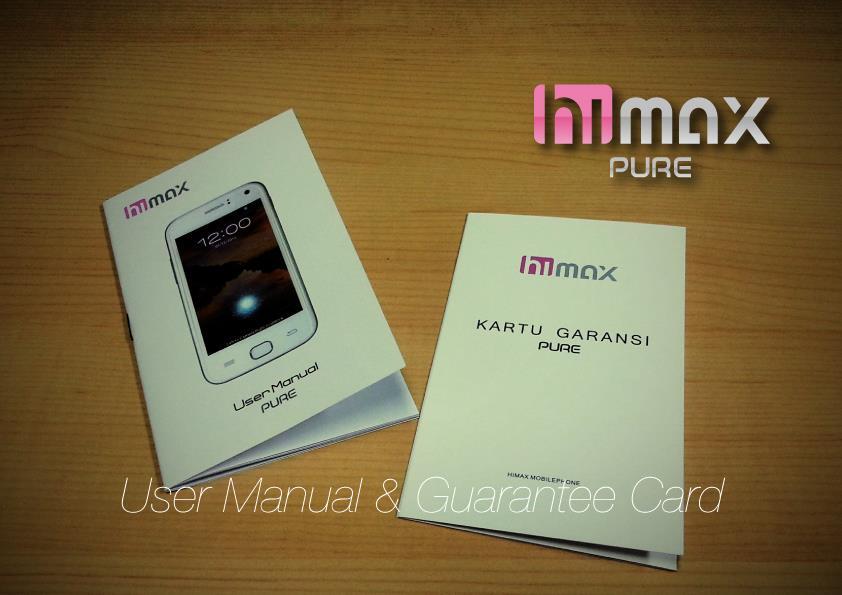 Himax Pure! Smartphone Android dengan Layar 4inch dan kamera 8mp CUMA 1.7Juta?!