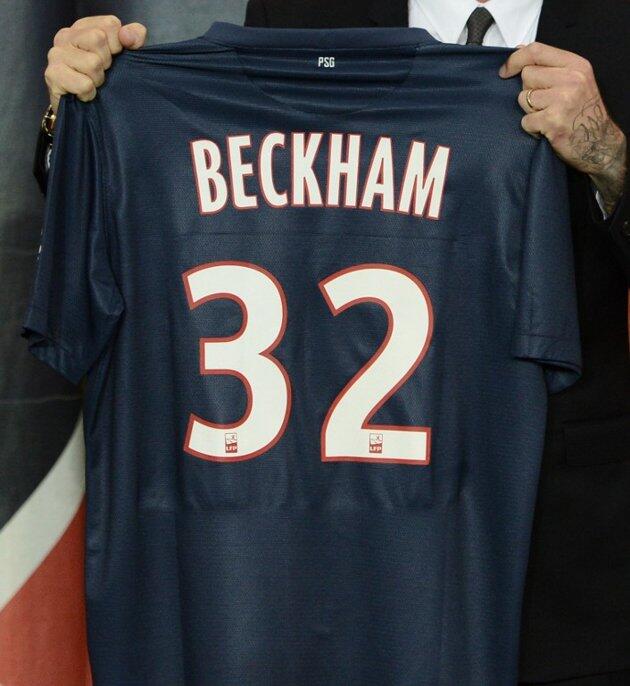 No Punggung Beckham di PSG