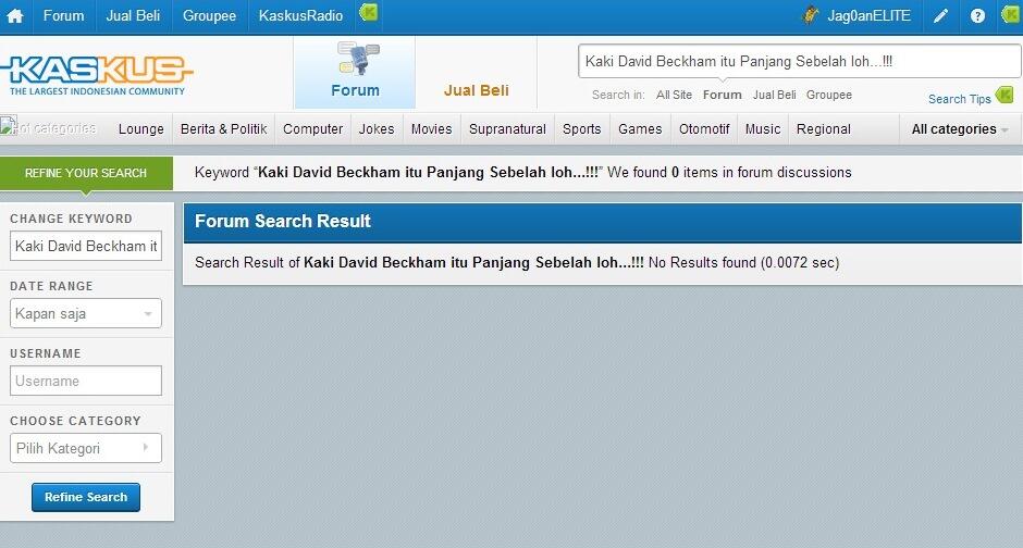 Kaki David Beckham itu Panjang Sebelah loh...!!!