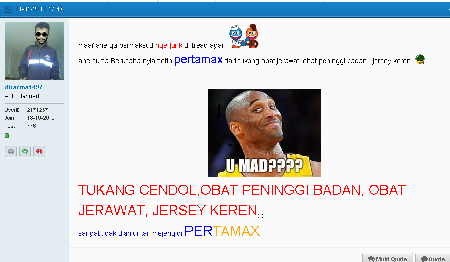 BANNED POSTINGAN RATA &#91;momod masuk mod&#93;