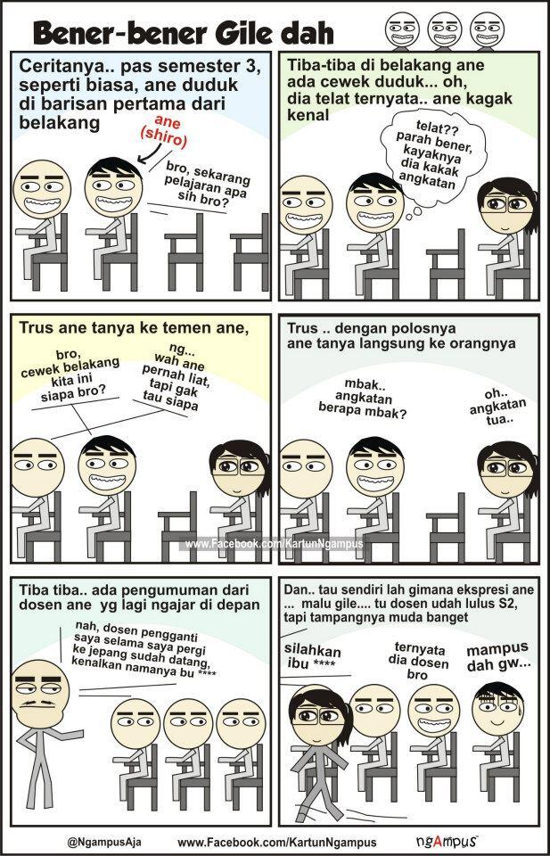 &#91;ngakak&#93; komik ngampus gan ga ngakak ane minum garuk pant*t