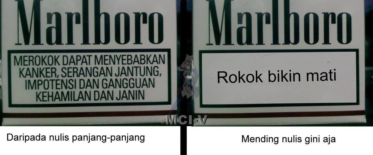 Realita Rokok yang bener