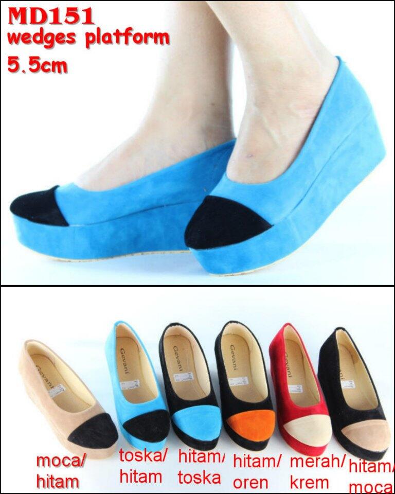Jual sepatu wedges mumer !! reseller welcome ..