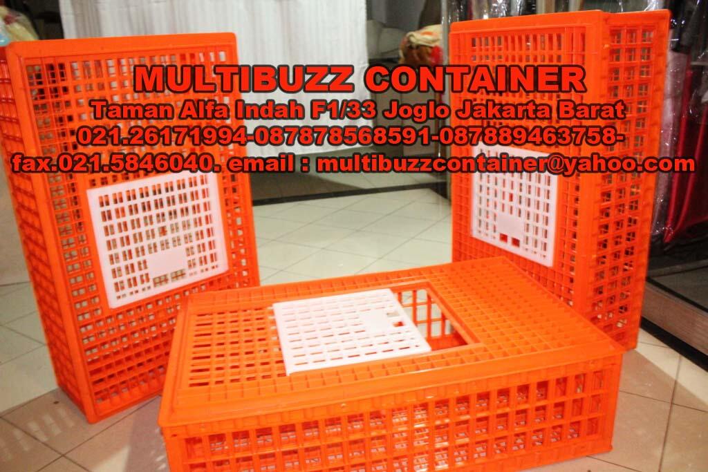 Terjual KERANJANG PLASTIK BERODA UNTUK PABRIK TEXTIEL 