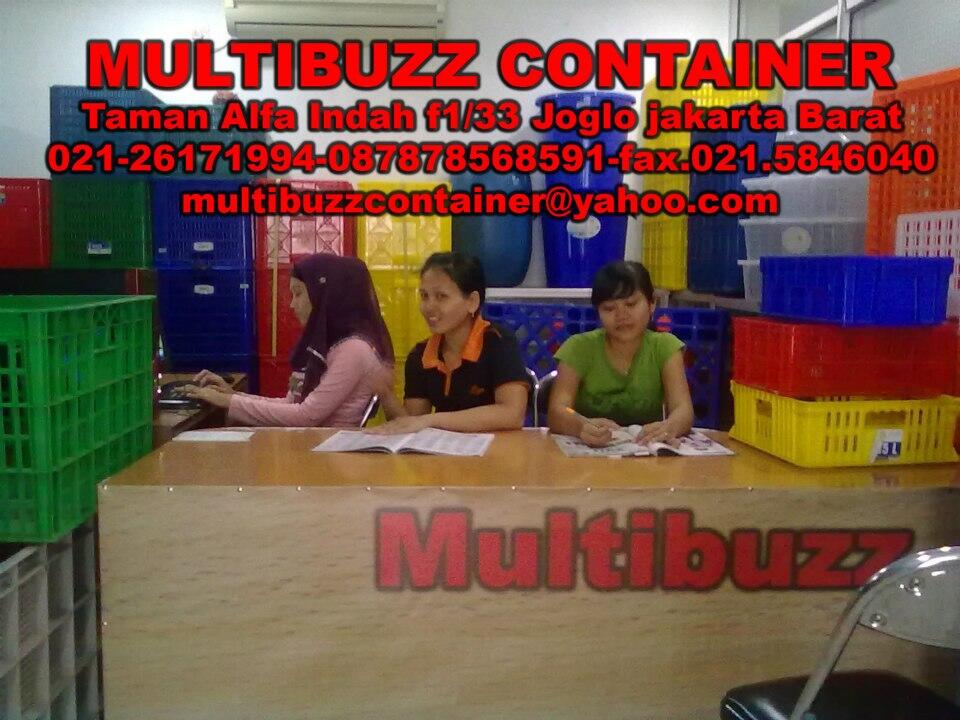 Terjual KERANJANG PLASTIK BERODA UNTUK PABRIK TEXTIEL 