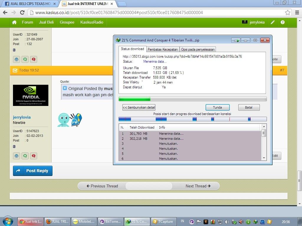Jual trik INTERNET UNLIMITED