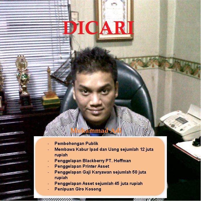 DICARI dan HATI2 dengan Manusia ini