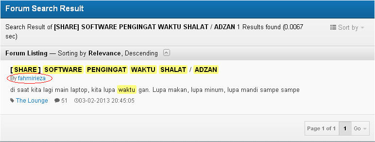 &#91;SHARE&#93; SOFTWARE PENGINGAT WAKTU SHALAT / ADZAN