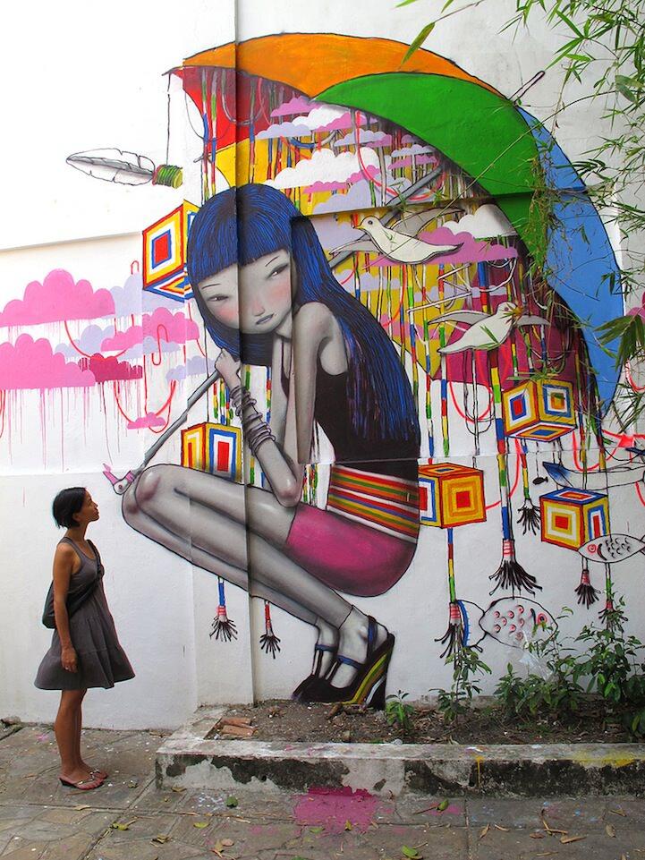 Karya Seni Mural Mengagumkan Seth Globe Painter